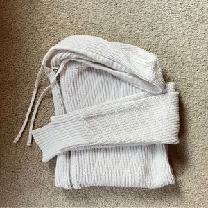 aerie zip up sweater!